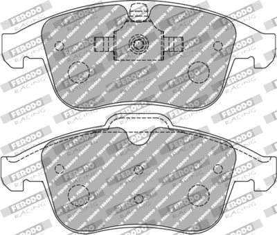 FCP4249H FERODO RACING Комплект тормозных колодок, дисковый тормоз