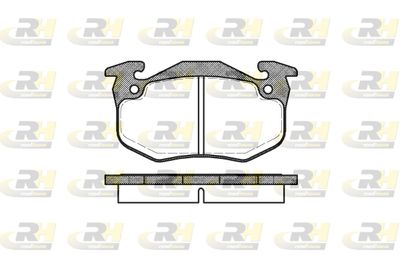 214480 ROADHOUSE Комплект тормозных колодок, дисковый тормоз