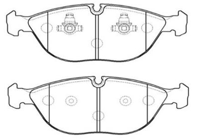 HP9941 HSB GOLD Комплект тормозных колодок, дисковый тормоз