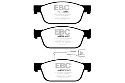 DP22096 EBC Brakes Комплект тормозных колодок, дисковый тормоз