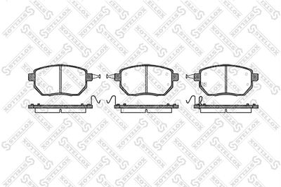 996002BSX STELLOX Комплект тормозных колодок, дисковый тормоз