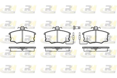 214632 ROADHOUSE Комплект тормозных колодок, дисковый тормоз