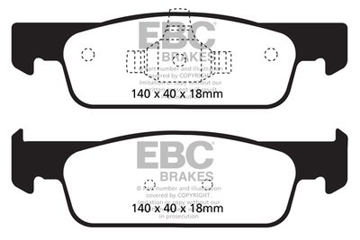 DP42146R EBC Brakes Комплект тормозных колодок, дисковый тормоз