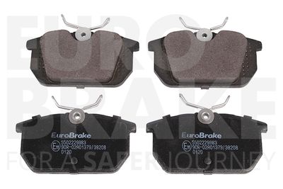 5502229983 EUROBRAKE Комплект тормозных колодок, дисковый тормоз