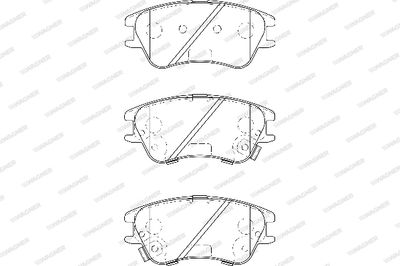 WBP24277A WAGNER Комплект тормозных колодок, дисковый тормоз