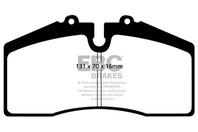 DP41014R EBC Brakes Комплект тормозных колодок, дисковый тормоз