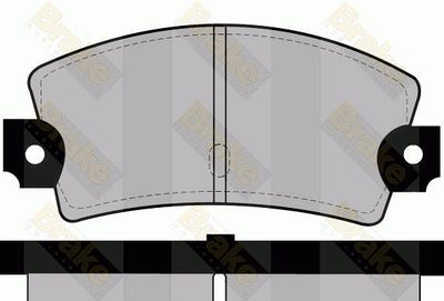 PA276 Brake ENGINEERING Комплект тормозных колодок, дисковый тормоз