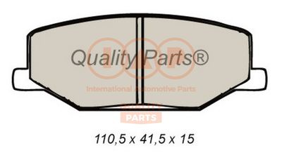 70416020 IAP QUALITY PARTS Комплект тормозных колодок, дисковый тормоз