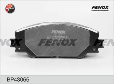 BP43066 FENOX Комплект тормозных колодок, дисковый тормоз