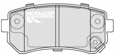 LVXL1310 MOTAQUIP Комплект тормозных колодок, дисковый тормоз