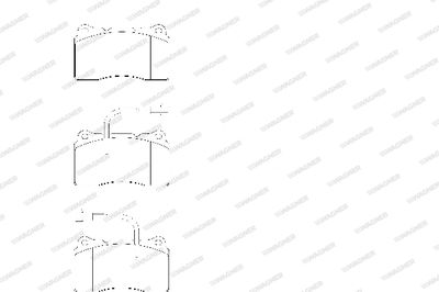 WBP23092B WAGNER Комплект тормозных колодок, дисковый тормоз