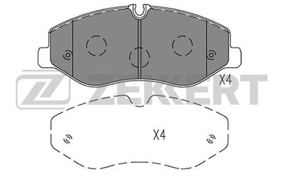 BS1419 ZEKKERT Комплект тормозных колодок, дисковый тормоз