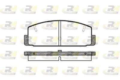 217920 ROADHOUSE Комплект тормозных колодок, дисковый тормоз