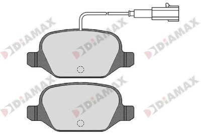 N09283 DIAMAX Комплект тормозных колодок, дисковый тормоз