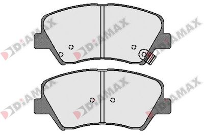 N09605 DIAMAX Комплект тормозных колодок, дисковый тормоз