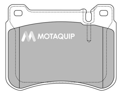 LVXL1426 MOTAQUIP Комплект тормозных колодок, дисковый тормоз