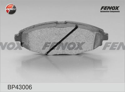 BP43006 FENOX Комплект тормозных колодок, дисковый тормоз