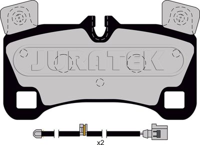 JCP065 JURATEK Комплект тормозных колодок, дисковый тормоз