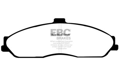 DP91162 EBC Brakes Комплект тормозных колодок, дисковый тормоз