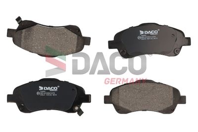 324562 DACO Germany Комплект тормозных колодок, дисковый тормоз