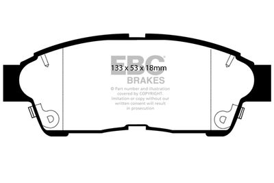 DP6964 EBC Brakes Комплект тормозных колодок, дисковый тормоз