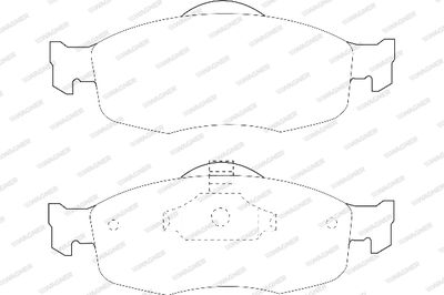 WBP21394A WAGNER Комплект тормозных колодок, дисковый тормоз