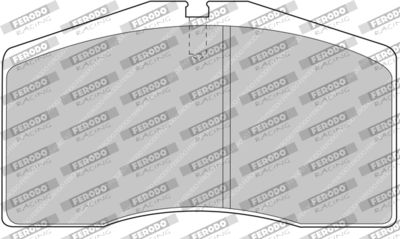 FCP891W FERODO RACING Комплект тормозных колодок, дисковый тормоз