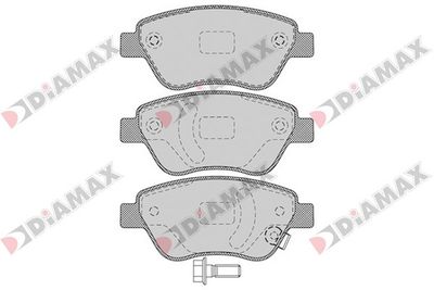 N09379 DIAMAX Комплект тормозных колодок, дисковый тормоз