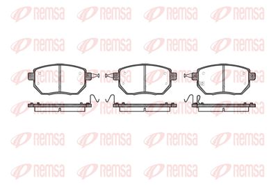 098502 REMSA Комплект тормозных колодок, дисковый тормоз