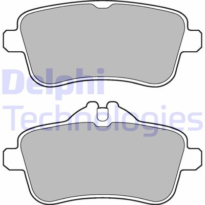 LP2443 DELPHI Комплект тормозных колодок, дисковый тормоз