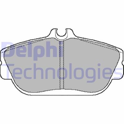 LP887 DELPHI Комплект тормозных колодок, дисковый тормоз