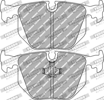 FCP857R FERODO RACING Комплект тормозных колодок, дисковый тормоз