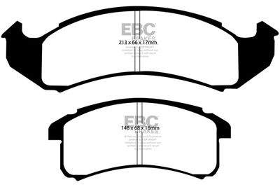 DP31142C EBC Brakes Комплект тормозных колодок, дисковый тормоз