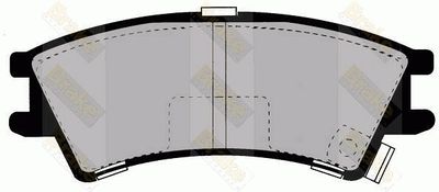 PA1239 Brake ENGINEERING Комплект тормозных колодок, дисковый тормоз