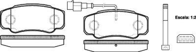 NB23860V02 NEW BLOX Комплект тормозных колодок, дисковый тормоз