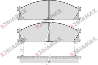 N09050 DIAMAX Комплект тормозных колодок, дисковый тормоз