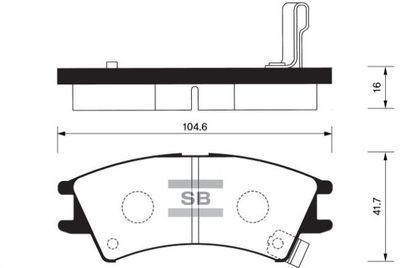 FBP1096 FI.BA Комплект тормозных колодок, дисковый тормоз