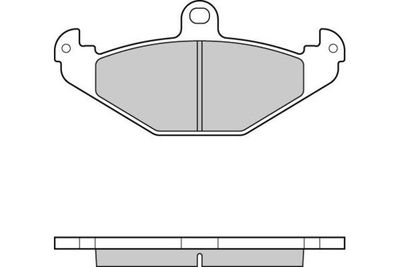 120553 E.T.F. Комплект тормозных колодок, дисковый тормоз