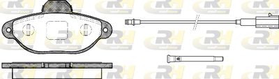 241421 ROADHOUSE Комплект тормозных колодок, дисковый тормоз