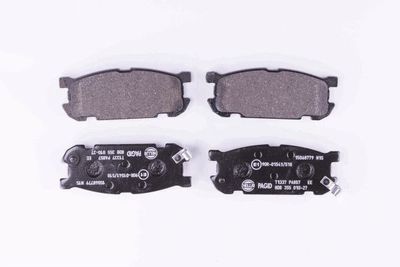 8DB355010271 HELLA PAGID Комплект тормозных колодок, дисковый тормоз