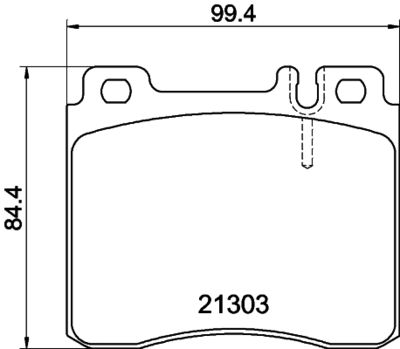 BPD2379 BENDIX Braking Комплект тормозных колодок, дисковый тормоз