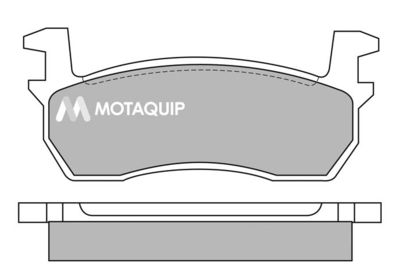 LVXL312 MOTAQUIP Комплект тормозных колодок, дисковый тормоз