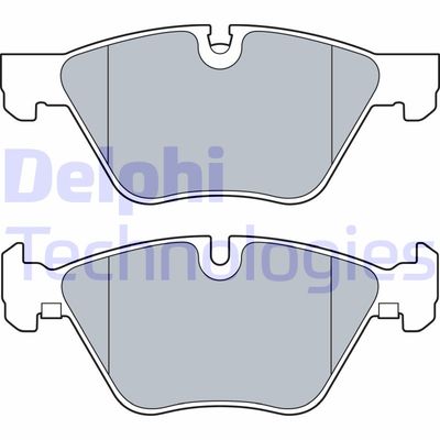 LP3534 DELPHI Комплект тормозных колодок, дисковый тормоз