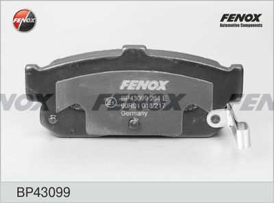 BP43099 FENOX Комплект тормозных колодок, дисковый тормоз