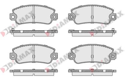 N09048 DIAMAX Комплект тормозных колодок, дисковый тормоз