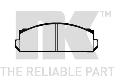 229909 NK Комплект тормозных колодок, дисковый тормоз