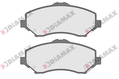 N09487 DIAMAX Комплект тормозных колодок, дисковый тормоз