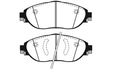 RA10381 RAICAM Комплект тормозных колодок, дисковый тормоз