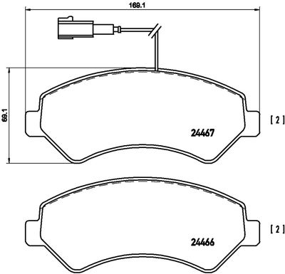 FK20237 KAISHIN Комплект тормозных колодок, дисковый тормоз