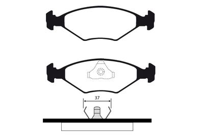 RA03311 RAICAM Комплект тормозных колодок, дисковый тормоз